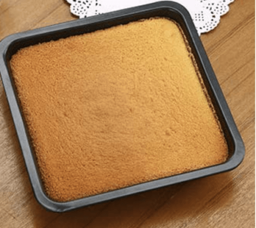 Grizzly 8 inch Square Black Non-Stick Cake Pans Carbon Steel Bread Baking Pan Tray for Microwave Oven Cookie Cake Moulds, 1Pc (Square pan) - Image 2